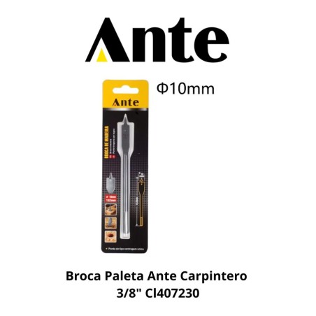 BROCA PALETA ANTE CARPINTERO 3/8" CL407230