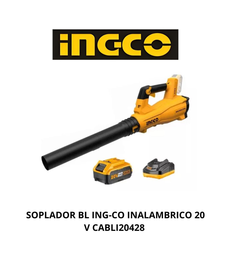 Soplador Bl Ingco Inalambrico 20 V Cabli20428