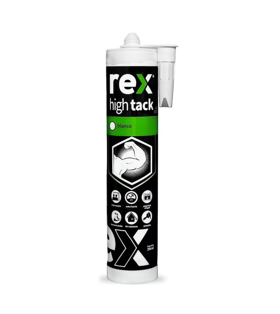 Silicona Rex High Tack Blanco 290 Ml