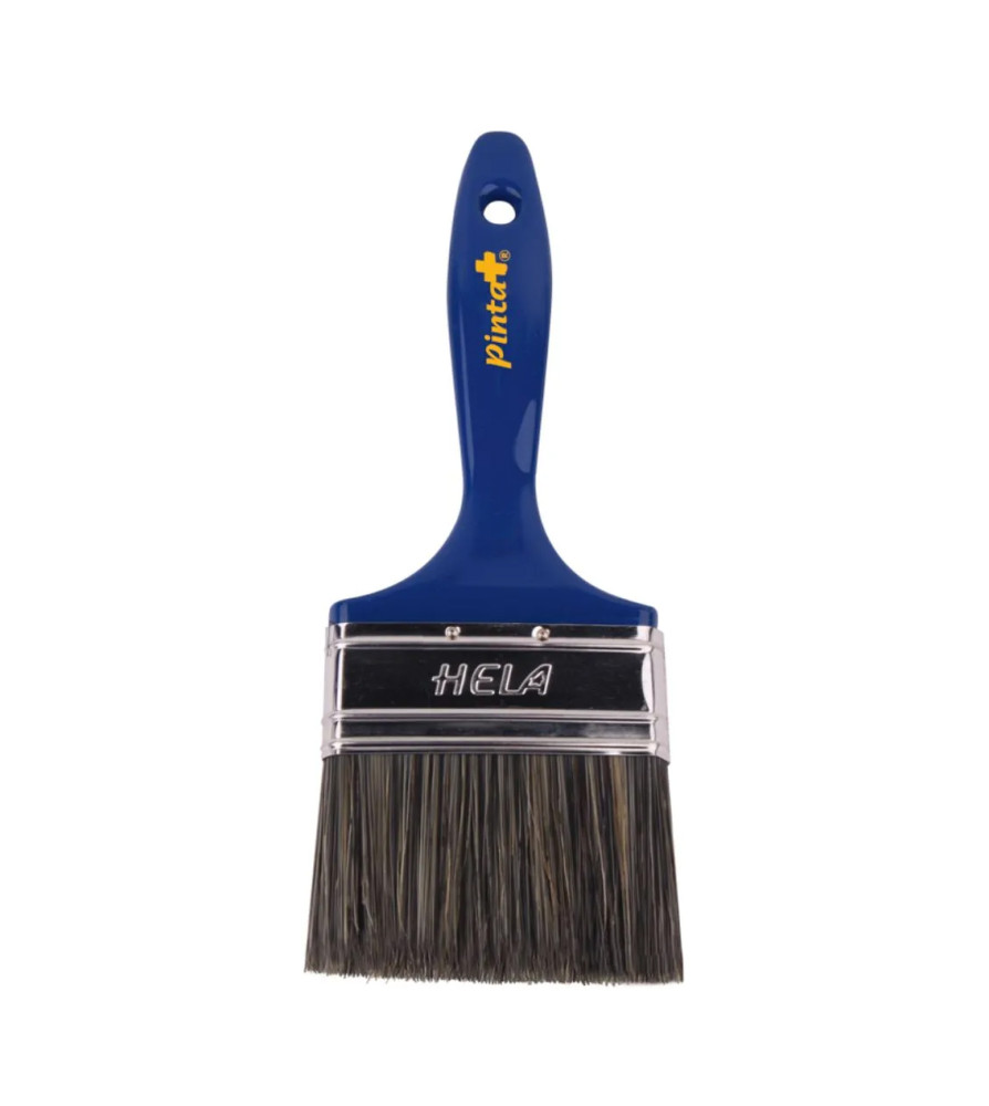 Brocha Hela Cerda Mixta Mango Azul 1/2 X 4