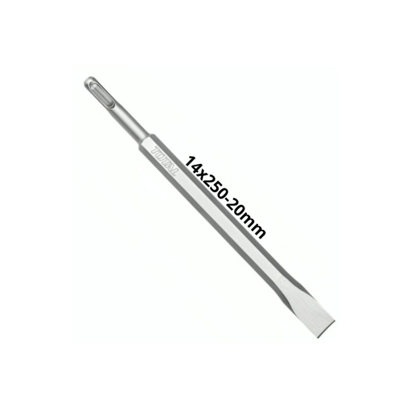 CINCEL PARA ROTOMARTILLO 14X250-20MM PLANA F3202