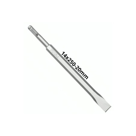 CINCEL PARA ROTOMARTILLO 14X250-20MM PLANA F3202