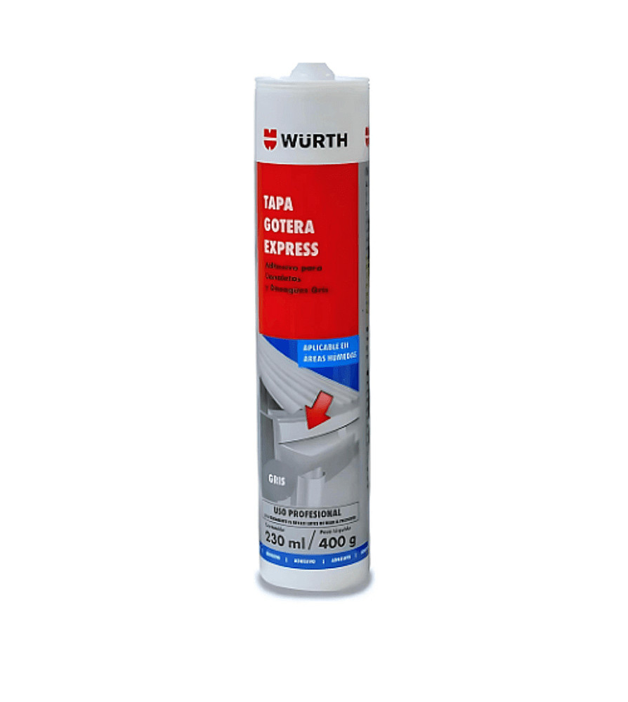 Silicona Wurth Tapagotera Express Blanco 230 Ml