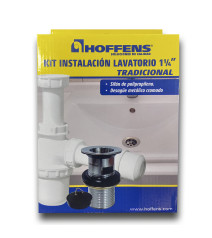 Kit Instalacion Lavatorio 11/4 Desague Metal Capu