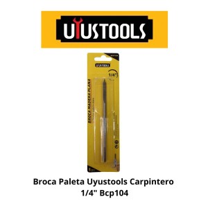BROCA PALETA UYUSTOOLS CARPINTERO 1/4" BCP104
