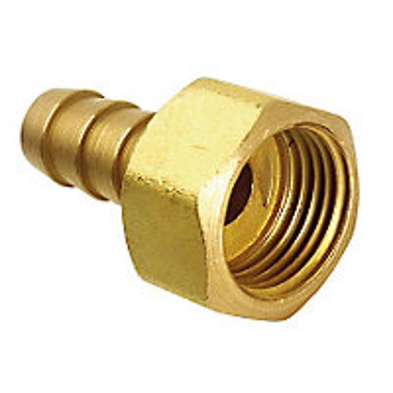 Adaptador Bronce Presion 3/8" Hilo Izquierdo