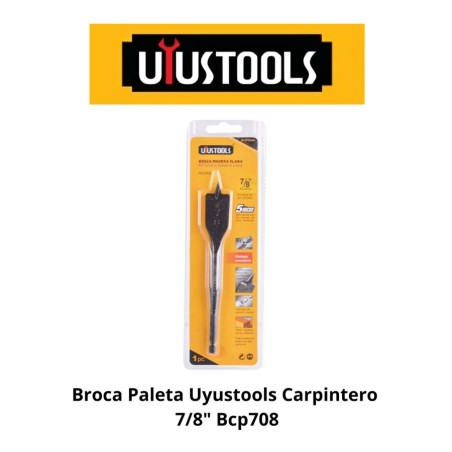 BROCA PALETA UYUSTOOLS CARPINTERO 7/8" BCP708