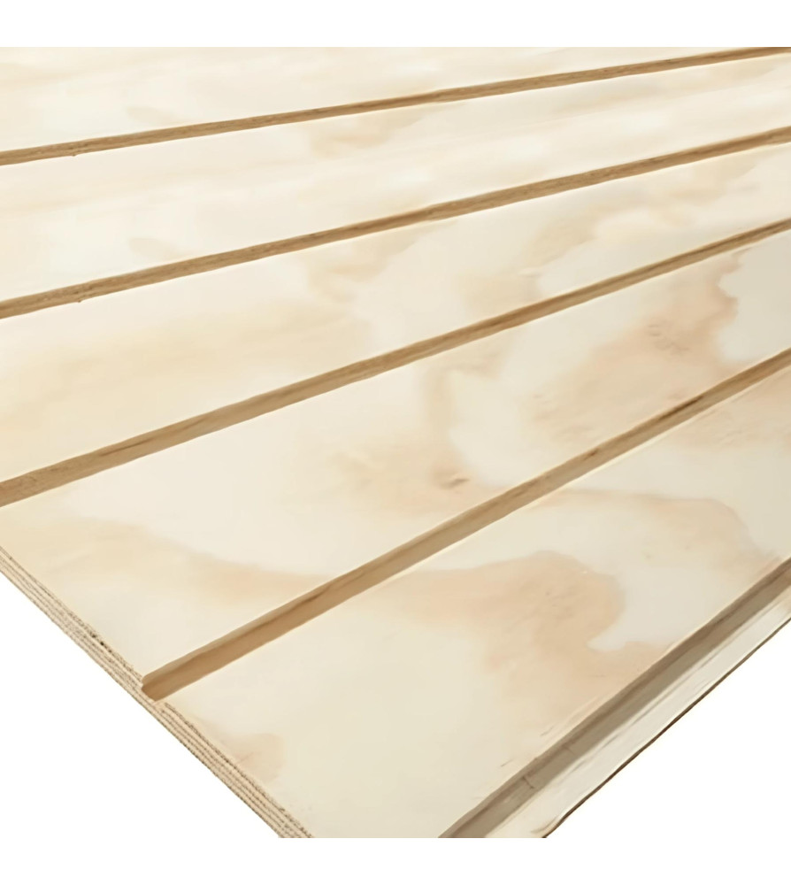 Terciado Ranurado Pino Clasi 1,22 X 2,44 -09,0 Mm