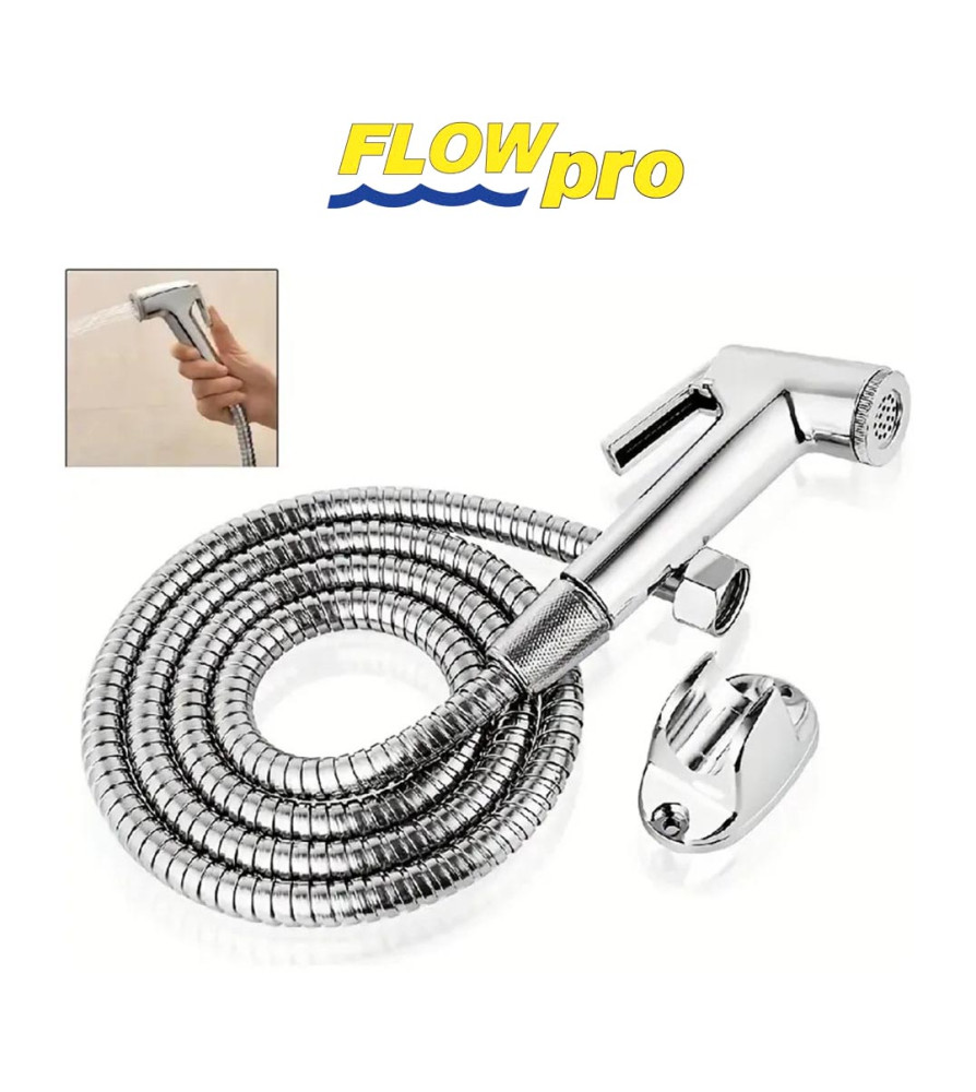Juego Bidet Arabe Para Wc Flow Pro Llave Jbafwc