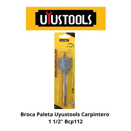 BROCA PALETA UYUSTOOLS CARPINTERO 1 1/2" BCP112