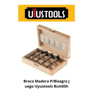 BROCA MADERA P/BISAGRA JUEGO UYUSTOOLS BCM05H
