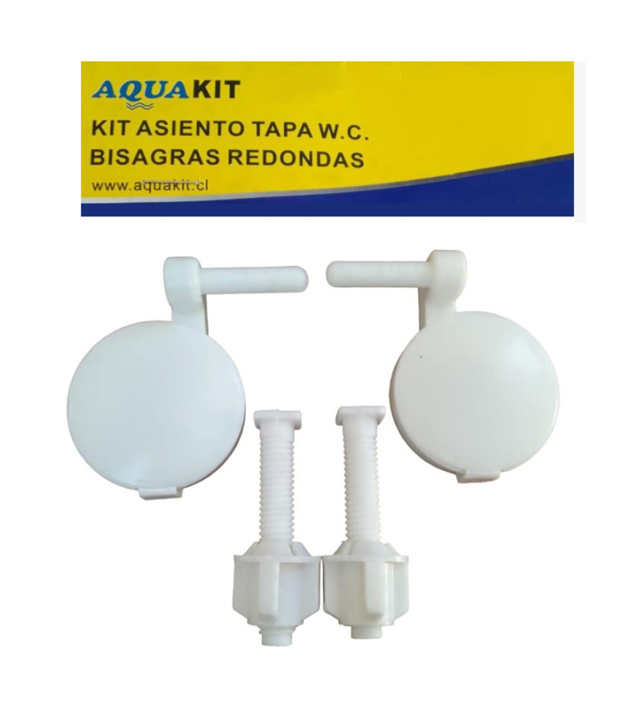 Bisagra Asiento Aquakit Redonda Lateral Kitred