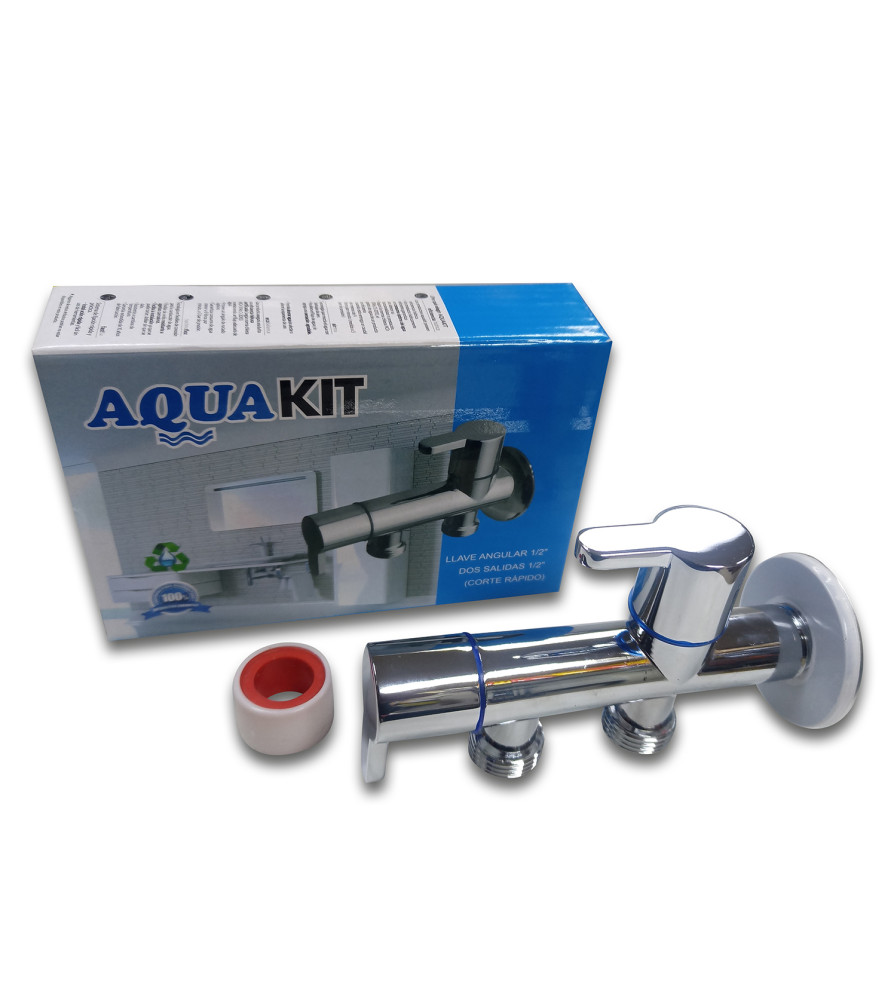Llave Angular 1 2 Dos Salidas De 1 2 corte Rapido Socodima cl Llave angular 1 2 dos salidas de 1 2 corte rapido socodima cl