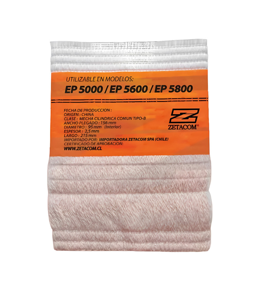 Mecha Zetacom Ep-5000 Ep-5600/ Ep-5800 D 95x215 Mm