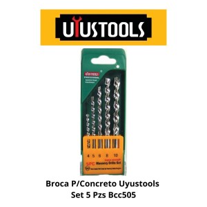 BROCA CONCRETO UYUSTOOLS SET 5 PZS BCC505