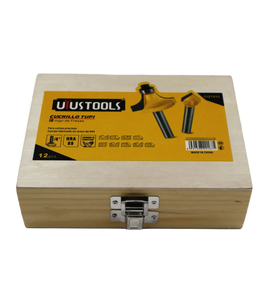 FRESAS UYUSTOOLS CUCHILLO TUPI JUEGO 6 PZA CQT012