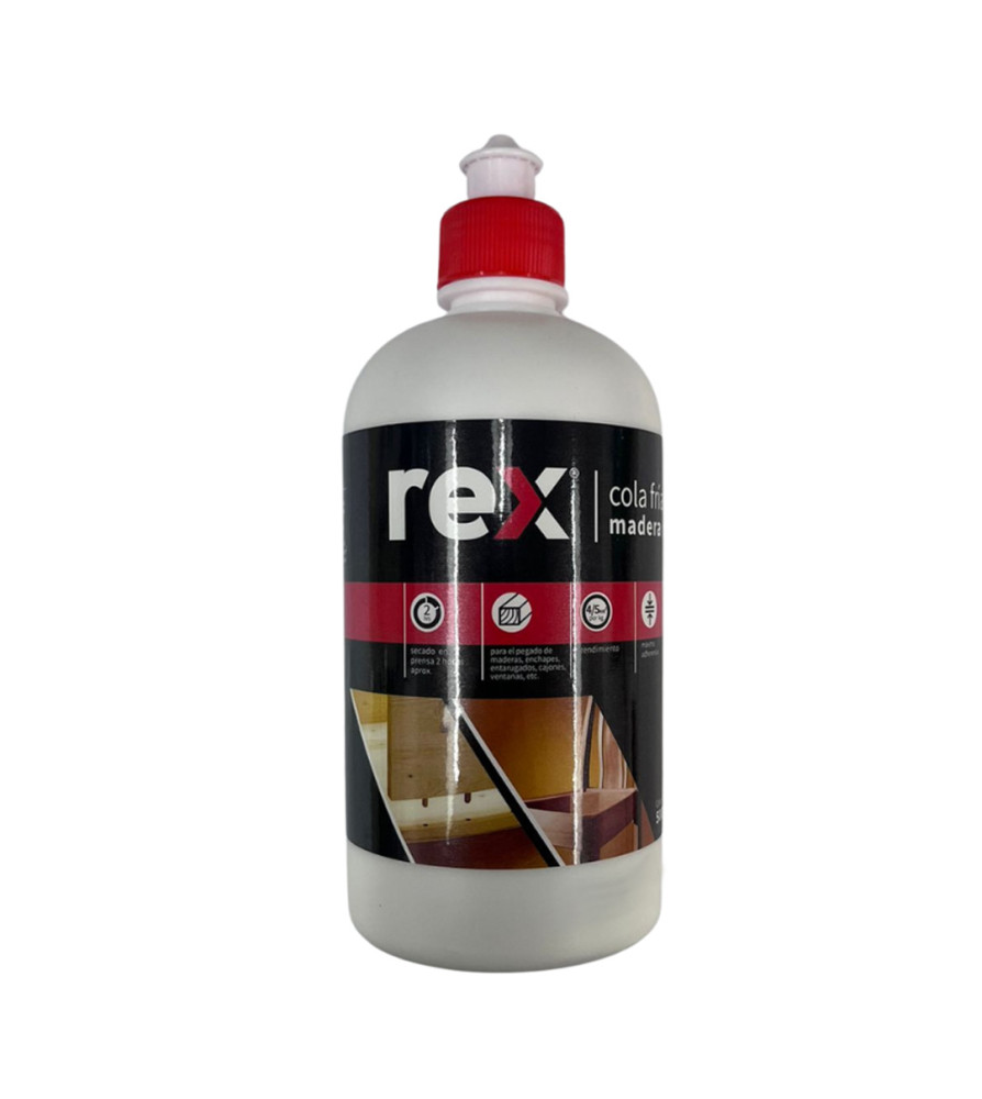 COLA FRIA REX 1/2 KILO FRASCO DOSIFICADOR