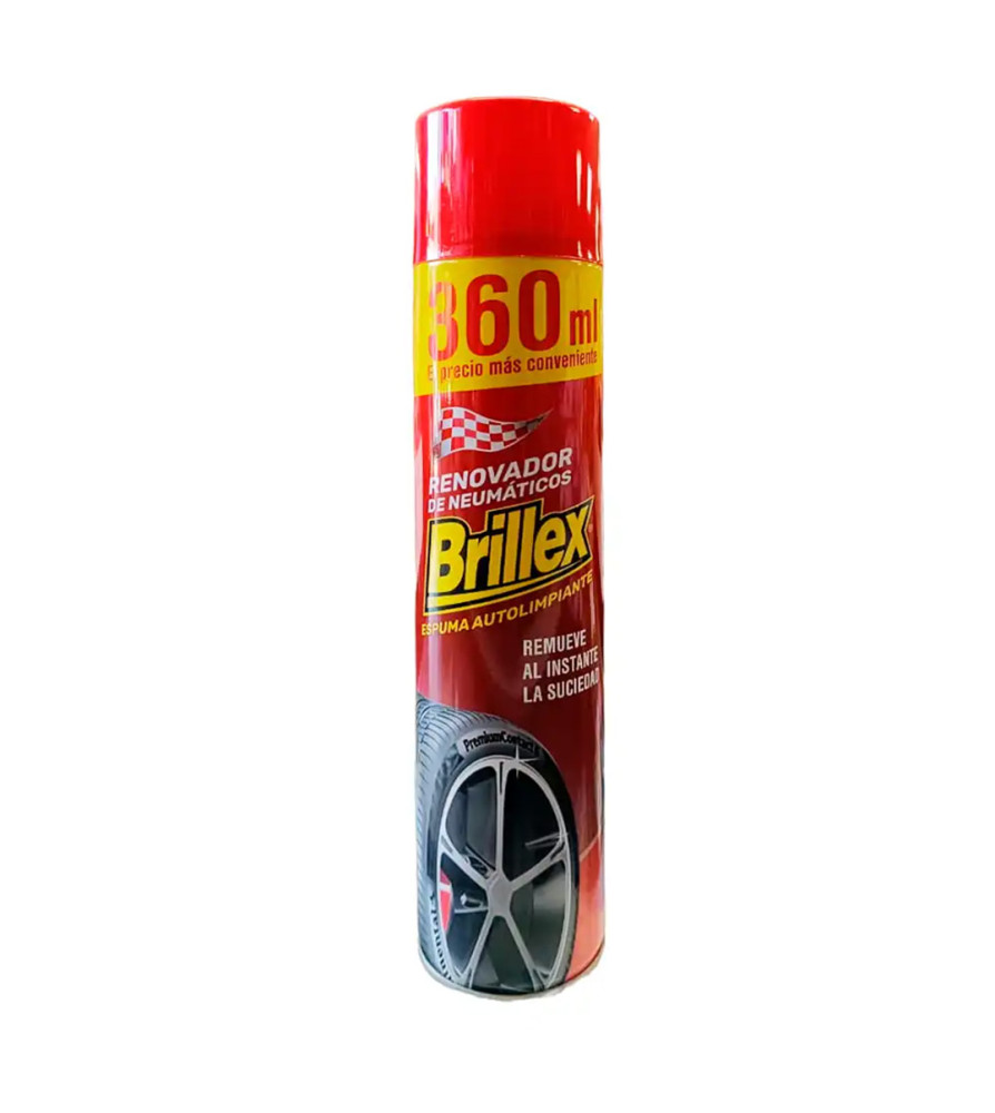 RENOVADOR NEUMATICOS SPRAY BRILLEX 360 ML