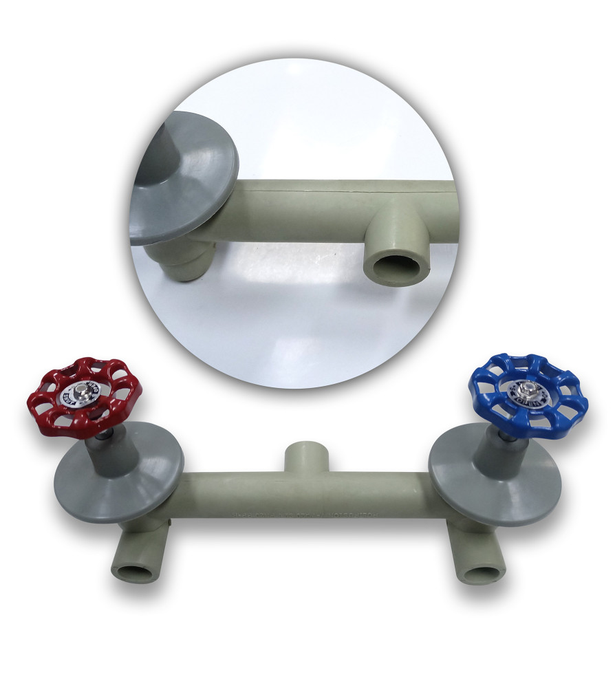 LLAVE POLIFUSION MEZCLADORA DUCHA METAL 20 MM