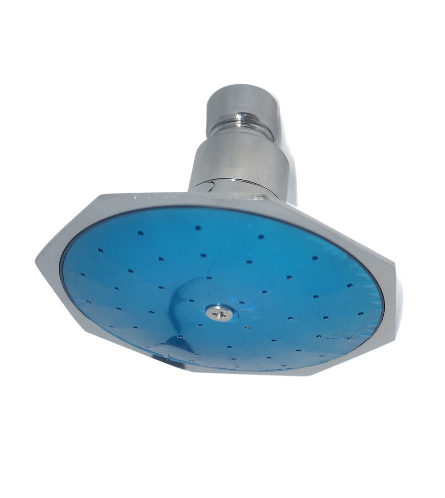 Ducha Chaya Metalica Hexagonal Cromada S/braso