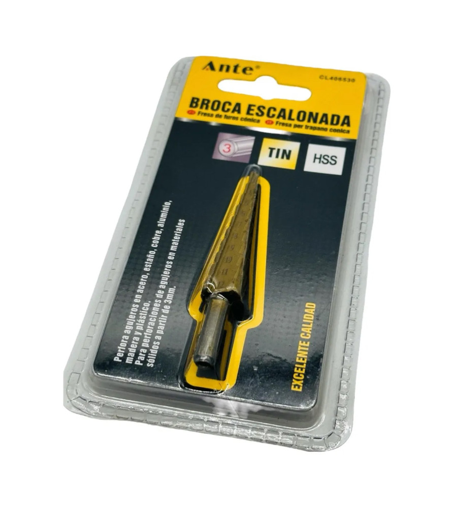 Broca Conica Escalonada Ante 3-12 Mm Cl406530