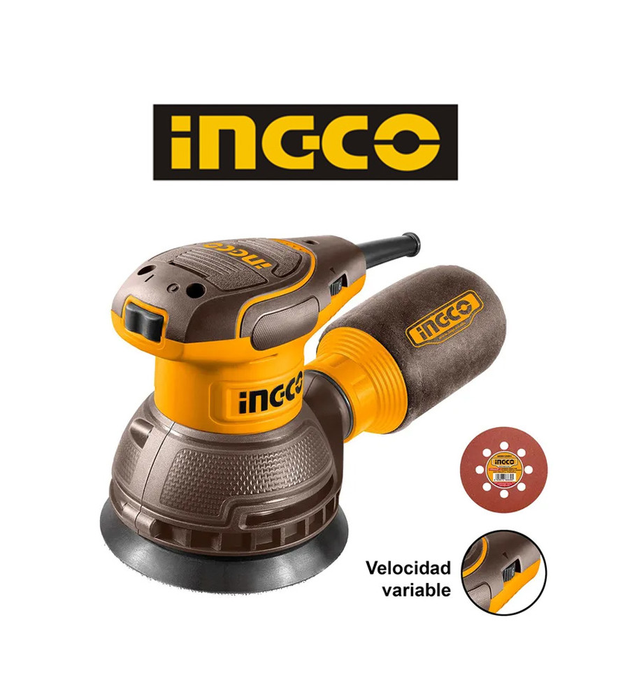 LIJADORA INGCO ROTO-ORBITAL IND 125 MM 320W RS3216