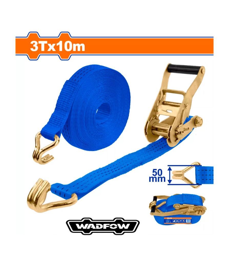 ESLINGA 3T 50MM X 10MT AZUL WADFOW WRT13310