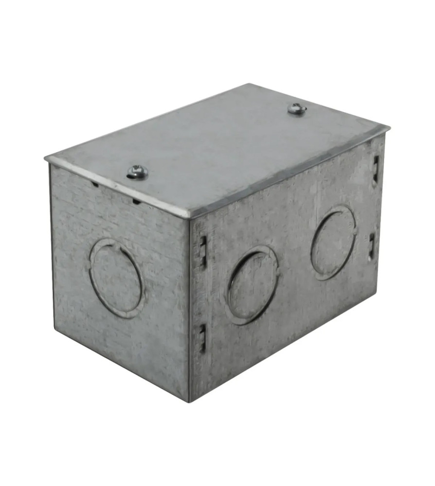CAJA DISTRIBUCION RECTANGULAR EKOLINE ZINC 100X65X65