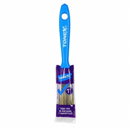 BROCHA TONEX CERDA GRIS MANGO AZUL 1/2 X 1