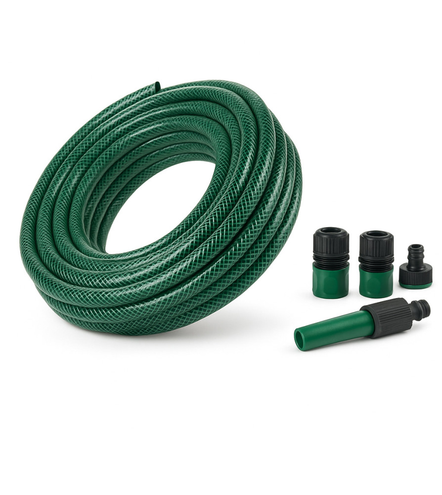 MANGUERA RIEGO KIT ACOPLES PISTOLA MANGUE C3011