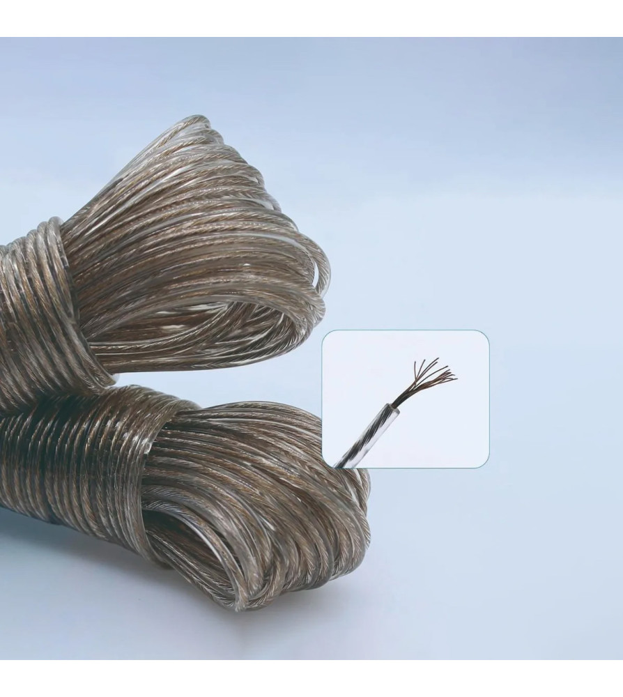 CABLE DE ACERO FUNDA PVC X 20 MT 3.0 MM F2228