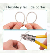 CABLE DE ACERO FUNDA PVC X 20 MT 3.0 MM F2228