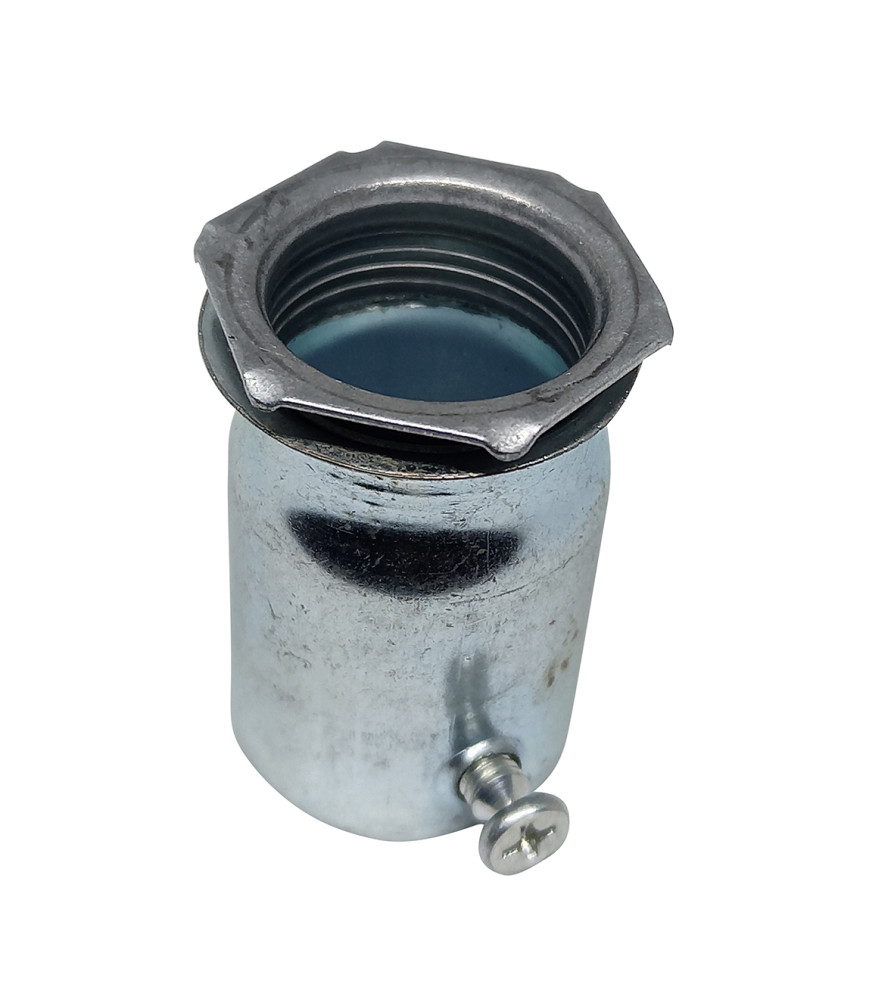 TERMINAL GALVANIZADO METAL EMT 25 MM CON TUERC