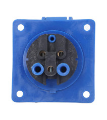 ENCHUFE INDUSTRIAL SOBREP S/B 16AMP 2P+T AZUL HEMBRA