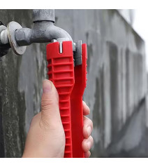 LLAVE GASFITERIA INOXCROM MULTIFUNCIONAL 8 EN 1
