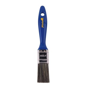 BROCHA HELA CERDA MIXTA MANGO AZUL 1/2 X 1