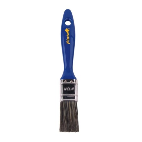 BROCHA HELA CERDA MIXTA MANGO AZUL 1/2 X 1
