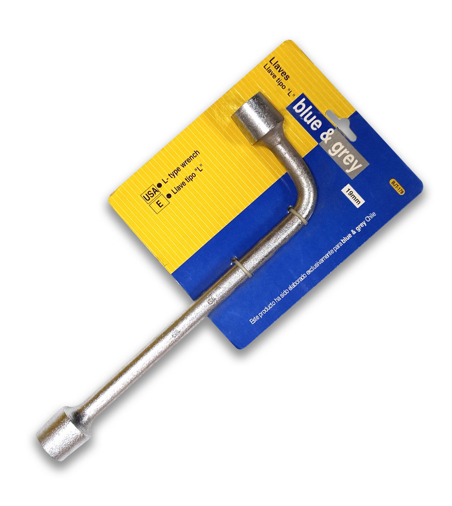 LLAVE TIPO L BLUE & GREY BJT-178 DE 19 MM