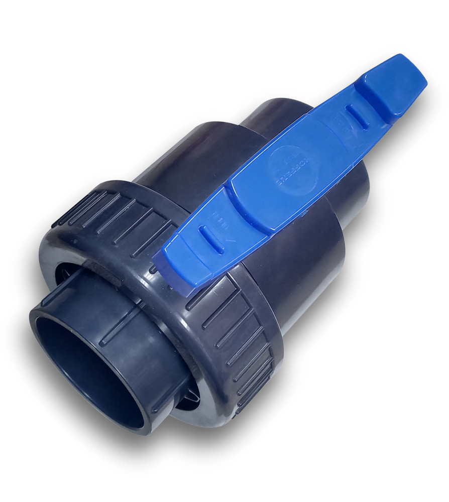 LLAVE VALVULA KRONA BOLA CON UNION AMERICANA 110 MM