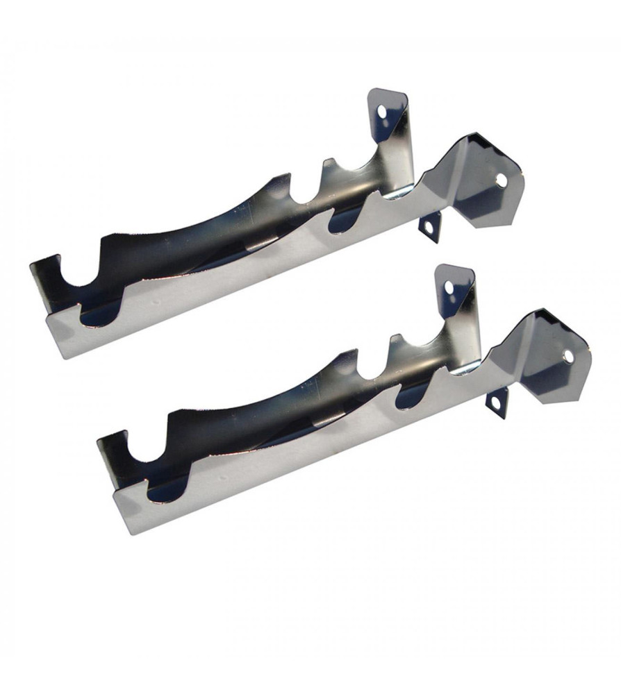 Soporte Barra Cortina 1/2" (12 Mm) Doble X Unidad