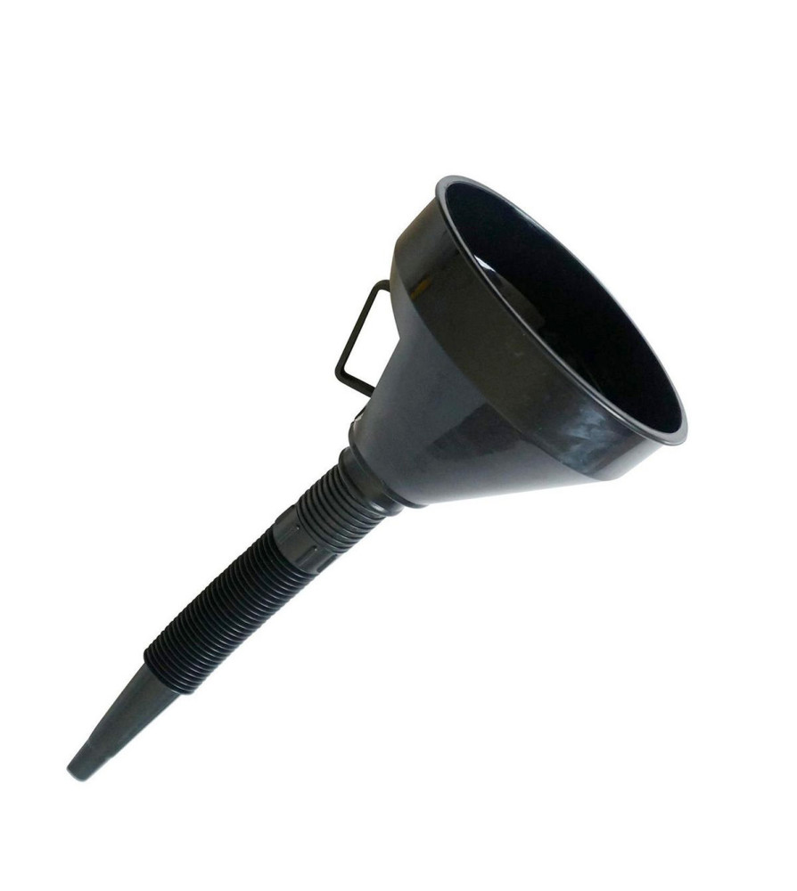 Embudo Plastico Diametro 130 Mm Negro Corrugado