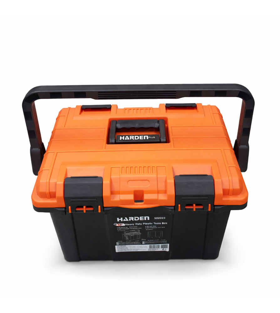 CAJA HERRAMIENTA HARDEN NEGRO/NARANJA 18" C 520323