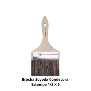 BROCHA SOYODA CONDECORA ESTAMPA 1/2 X 6