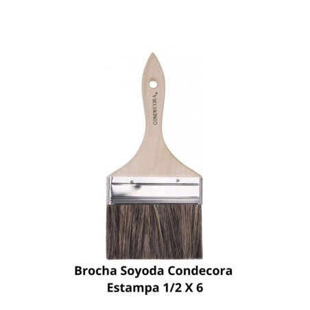 BROCHA SOYODA CONDECORA ESTAMPA 1/2 X 6