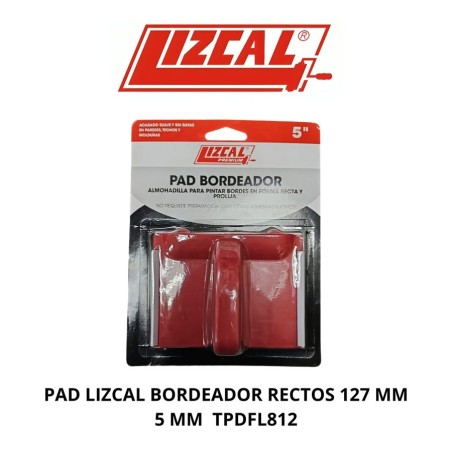 PAD LIZCAL BORDEADOR RECTOS 127 MM 5" TPDFL812