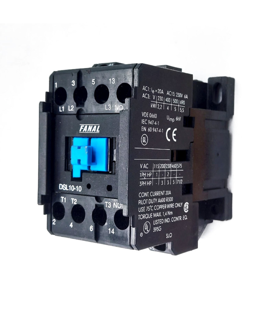 CONTACTOR FANAL DSL10-10 10 AMP