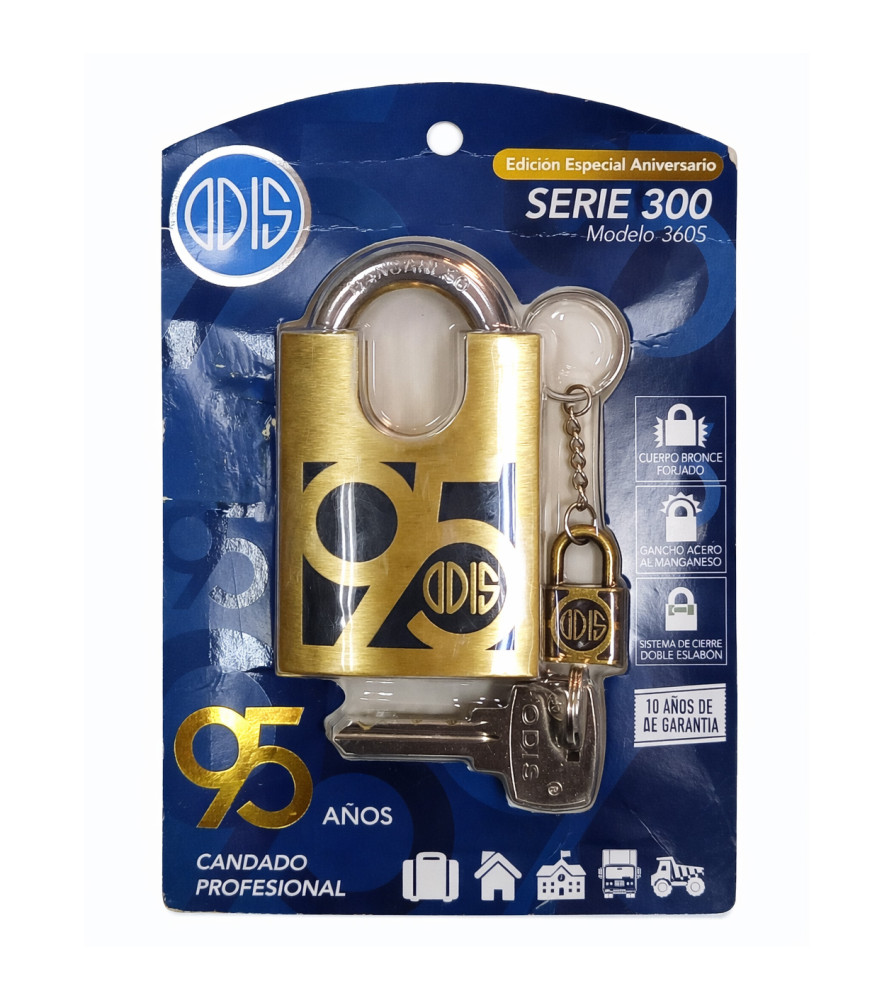 CANDADO ODIS SERIE 300 MODELO 360S Edición 95 años