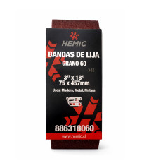 LIJA DE BANDA 3" X 18" G 60