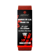 LIJA DE BANDA 3" X 21" G...