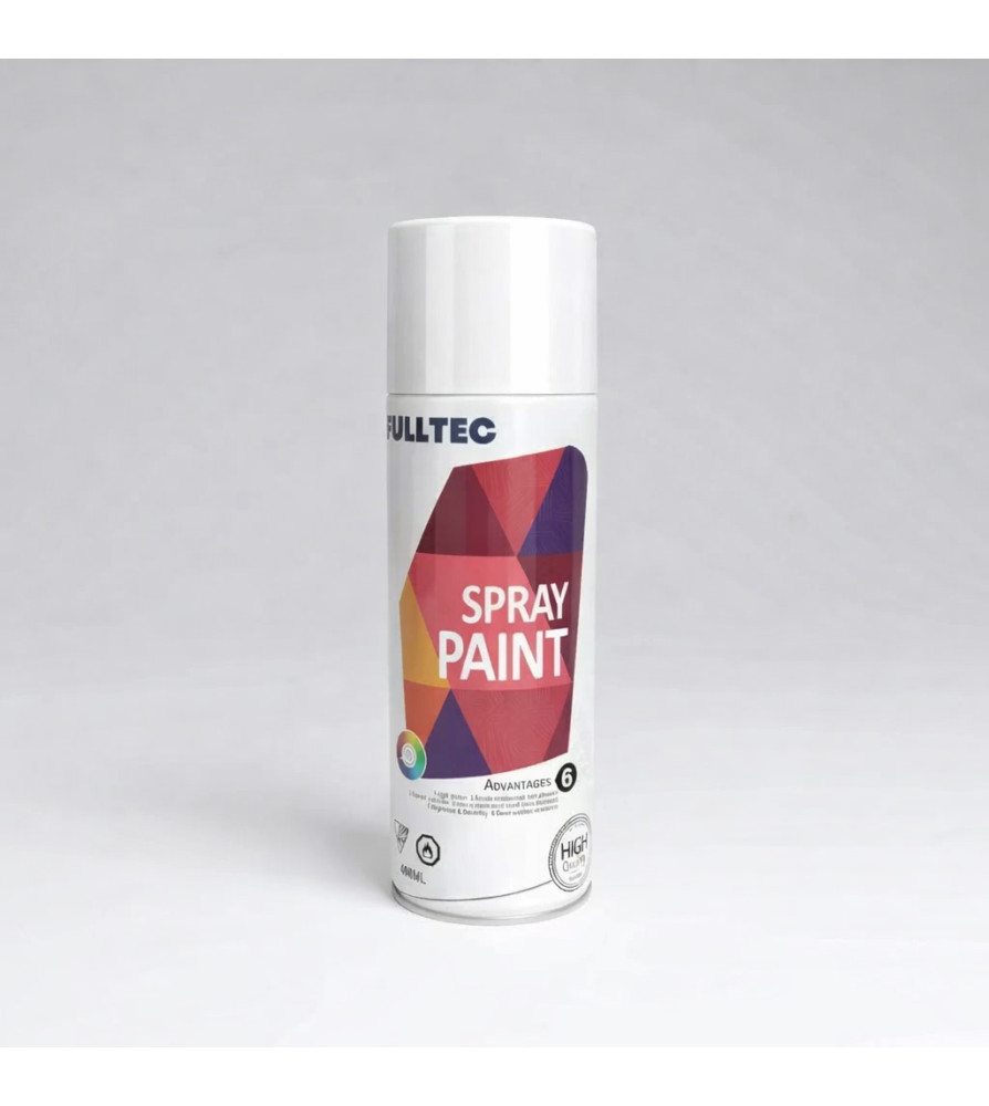 ESMALTE SPRAY FULLTEC 400 ML BLANCO BRILLANTE